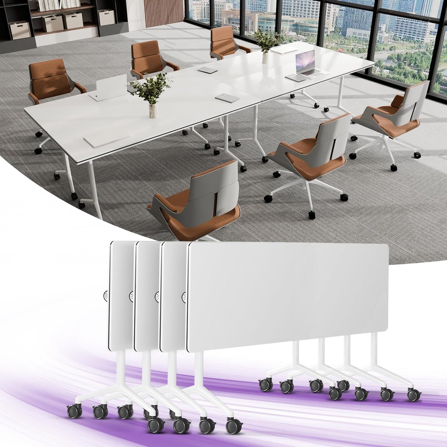 Mobile Folding Conference Table