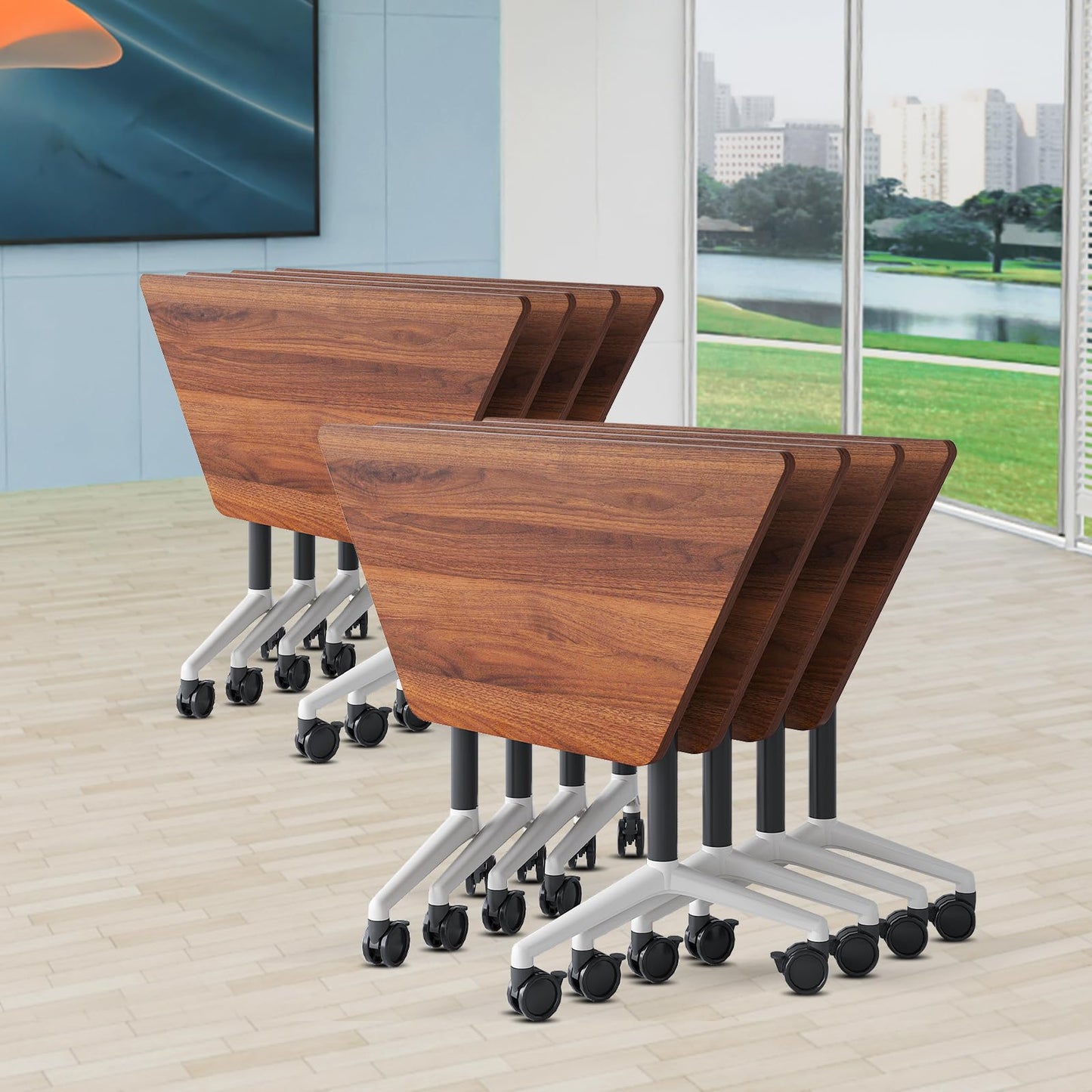 Mobile Folding Conference Table