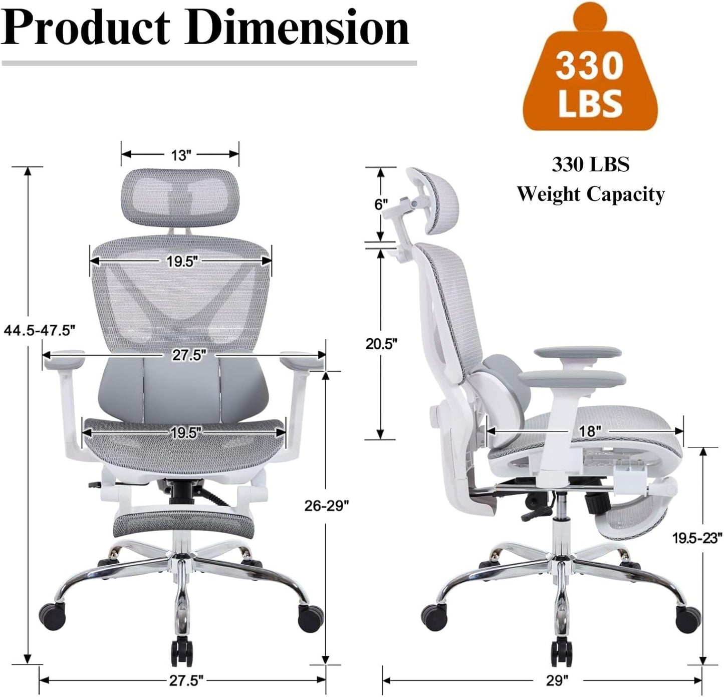 LuxErgo Mesh Office Chair