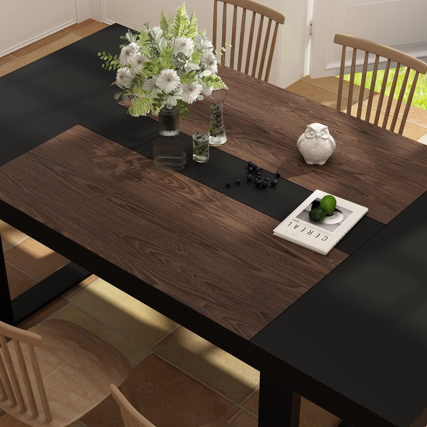 ECACAD 7FT Conference Table for 6-8 People, Large Rectangular Meeting Table