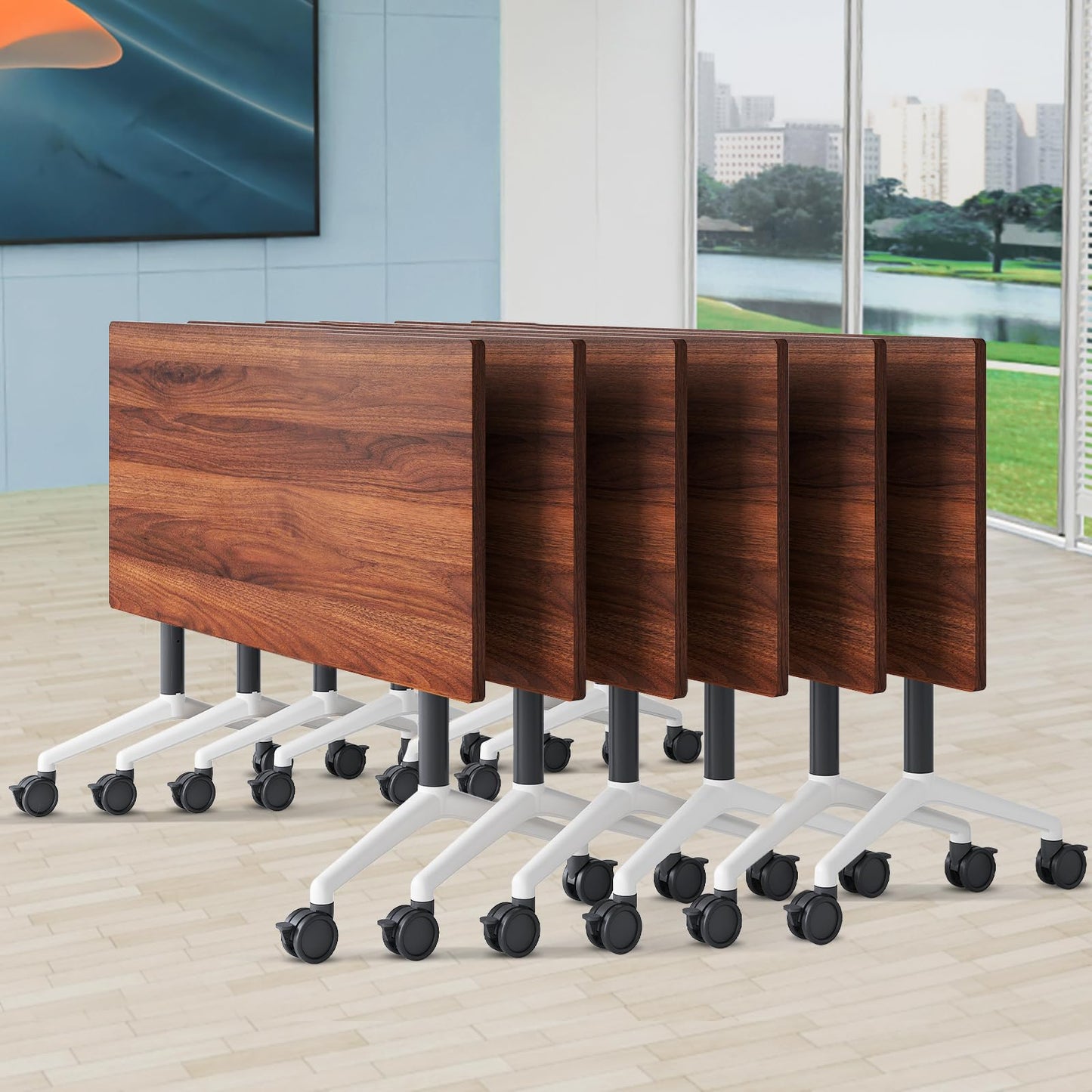 Mobile Folding Conference Table
