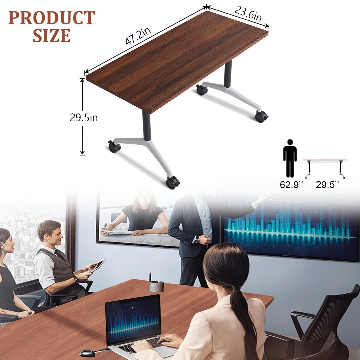 Mobile Folding Conference Table