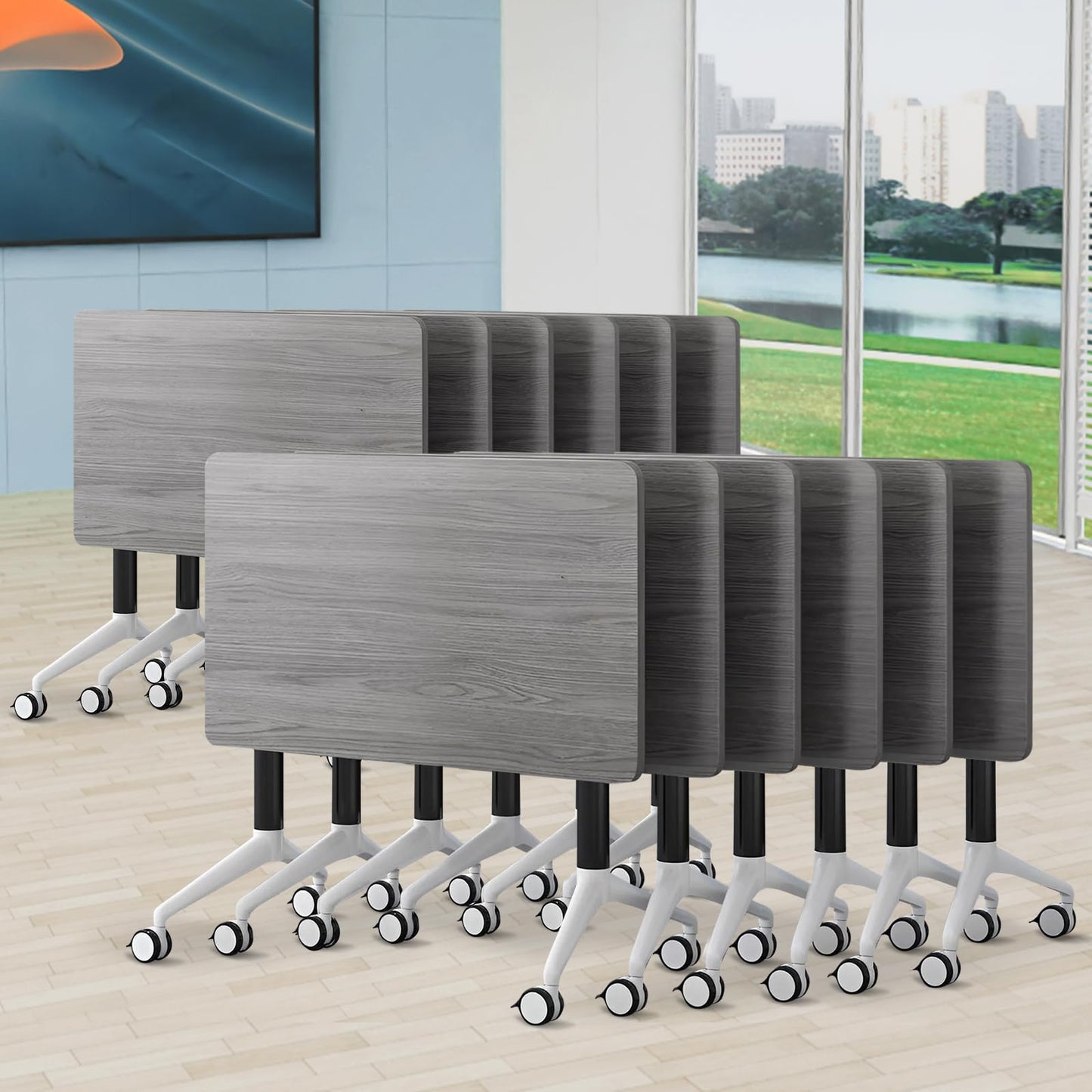 Mobile Folding Conference Table