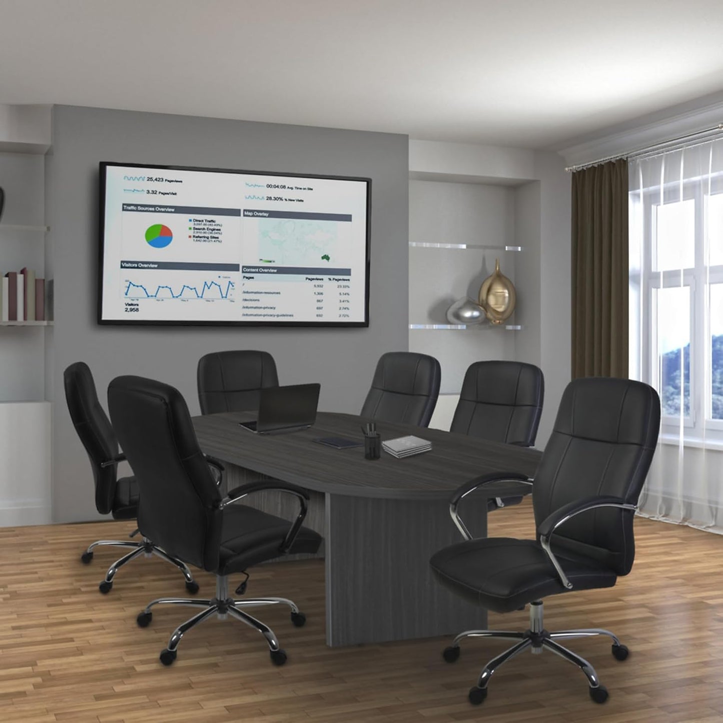 Regency Legacy Racetrack Conference Table with Tabletop