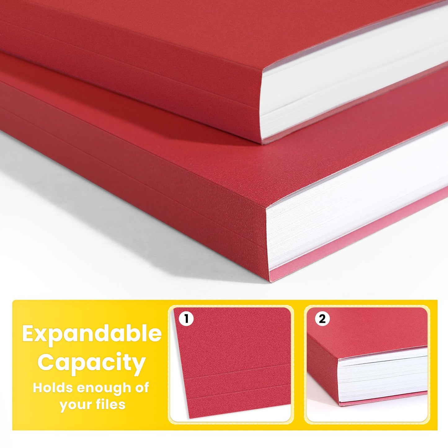 SUNEE File Folders, 30 Pack Manilla Folders 8.5 x 11