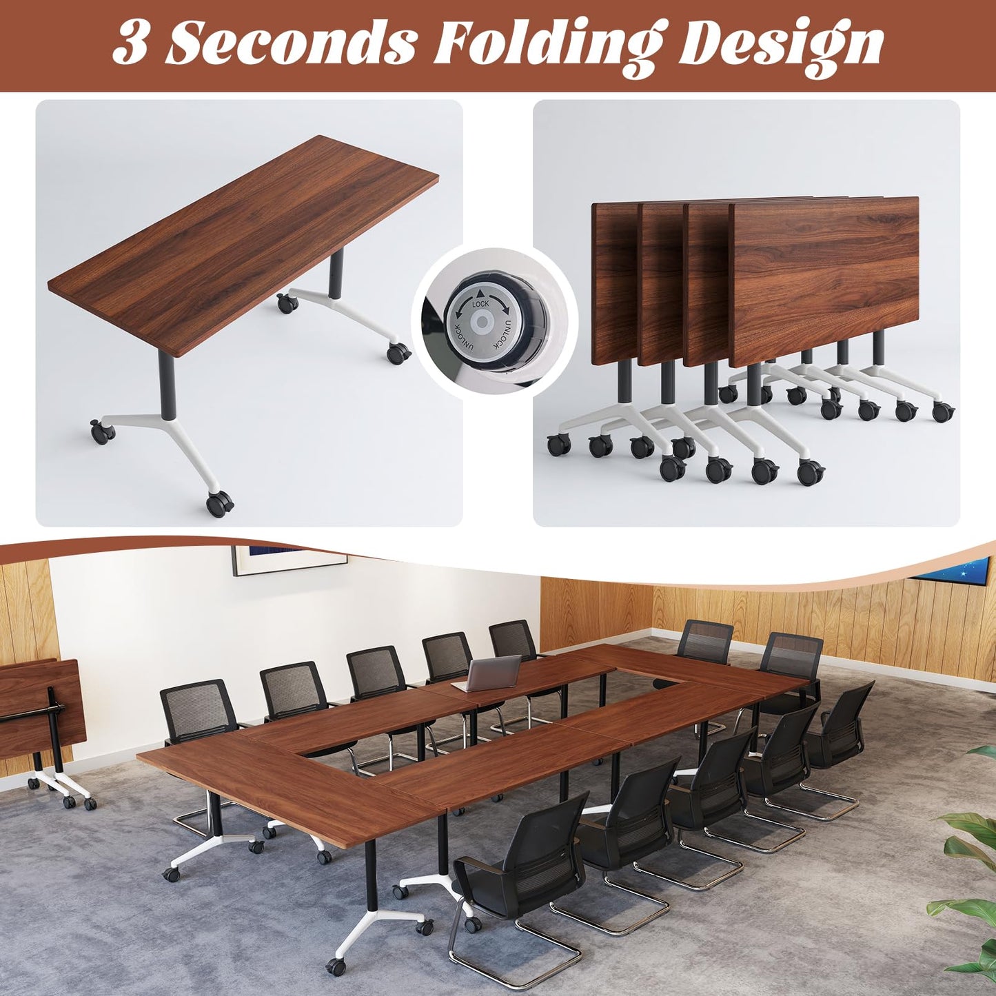 Foldable Conference Table