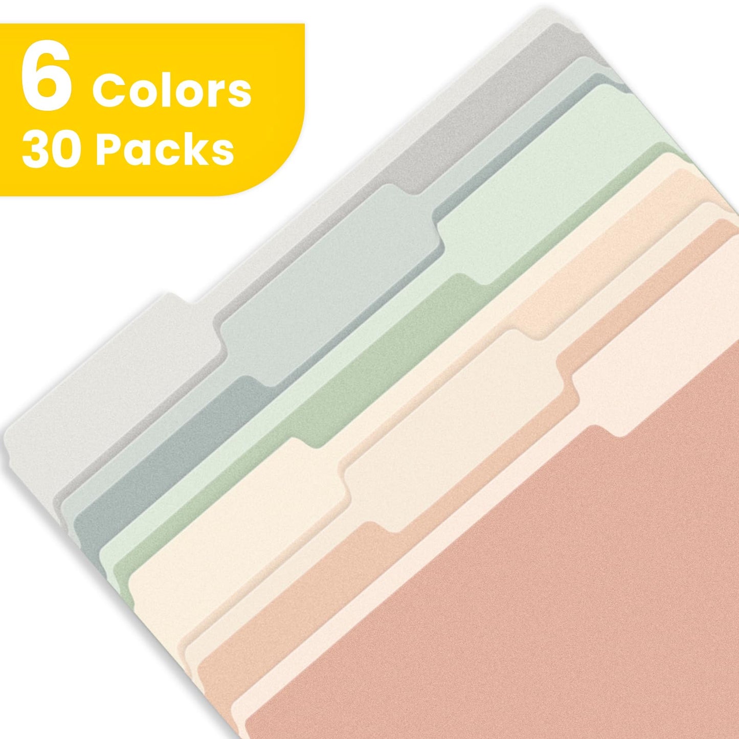SUNEE File Folders, 30 Pack Manilla Folders 8.5 x 11