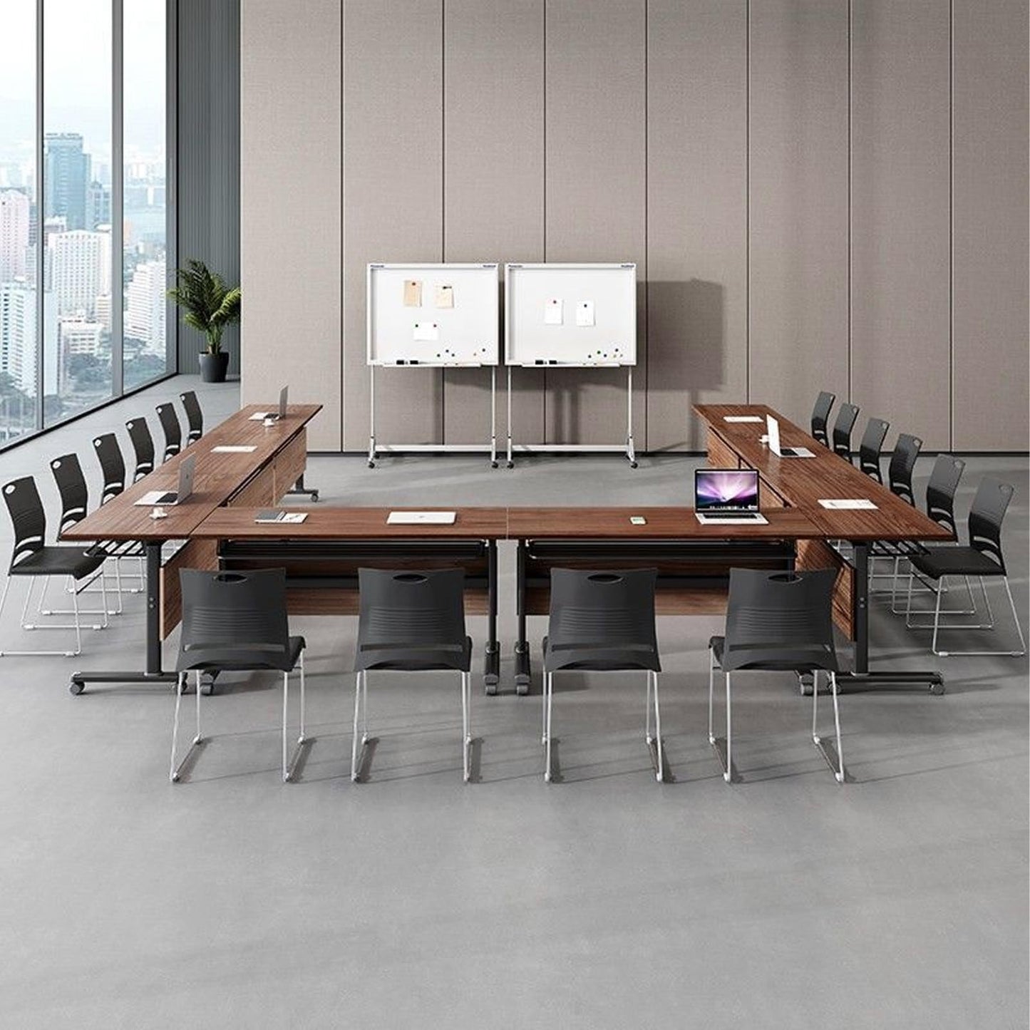 4 Pack Folding Conference Table Conference Room Table Meeting Table