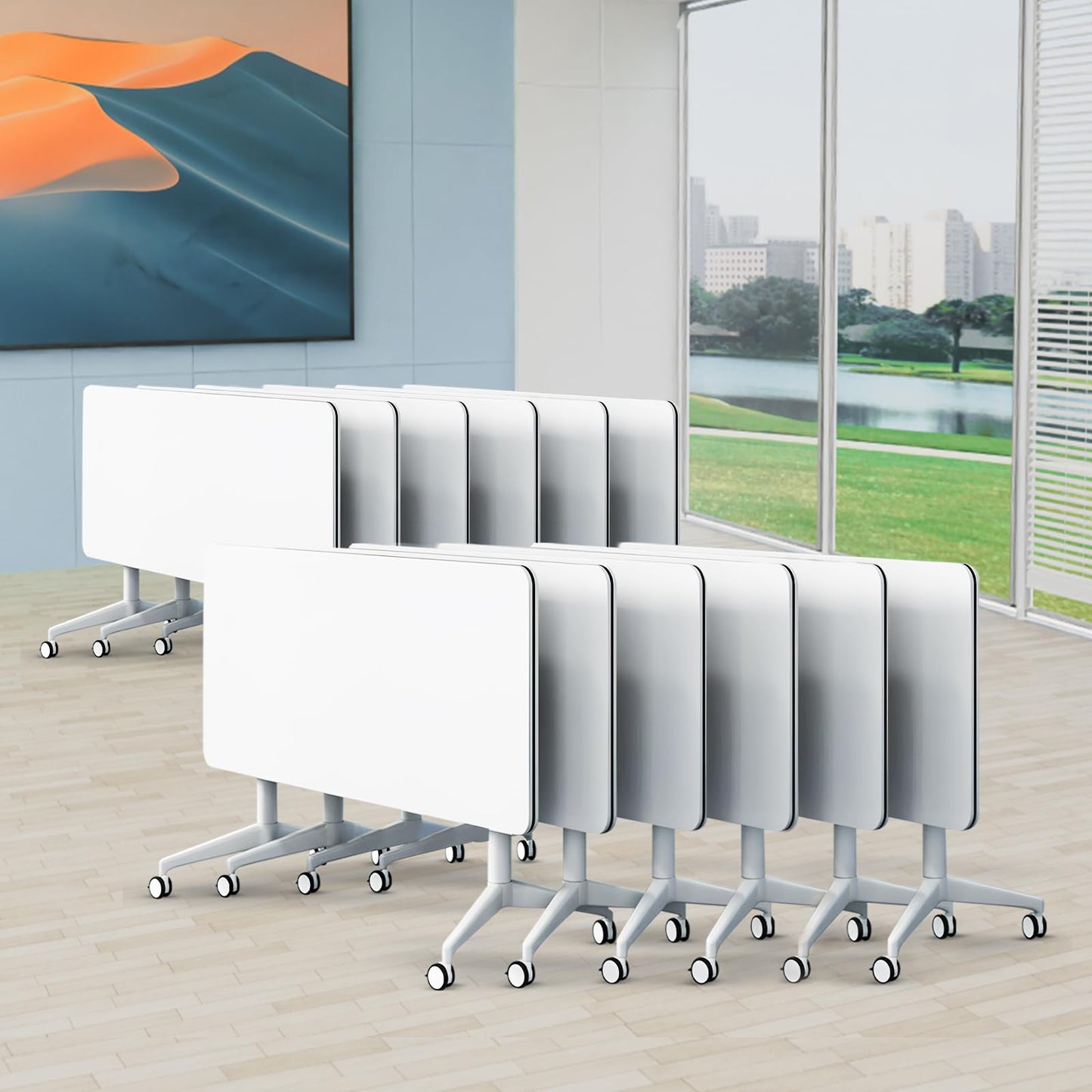Mobile Folding Conference Table