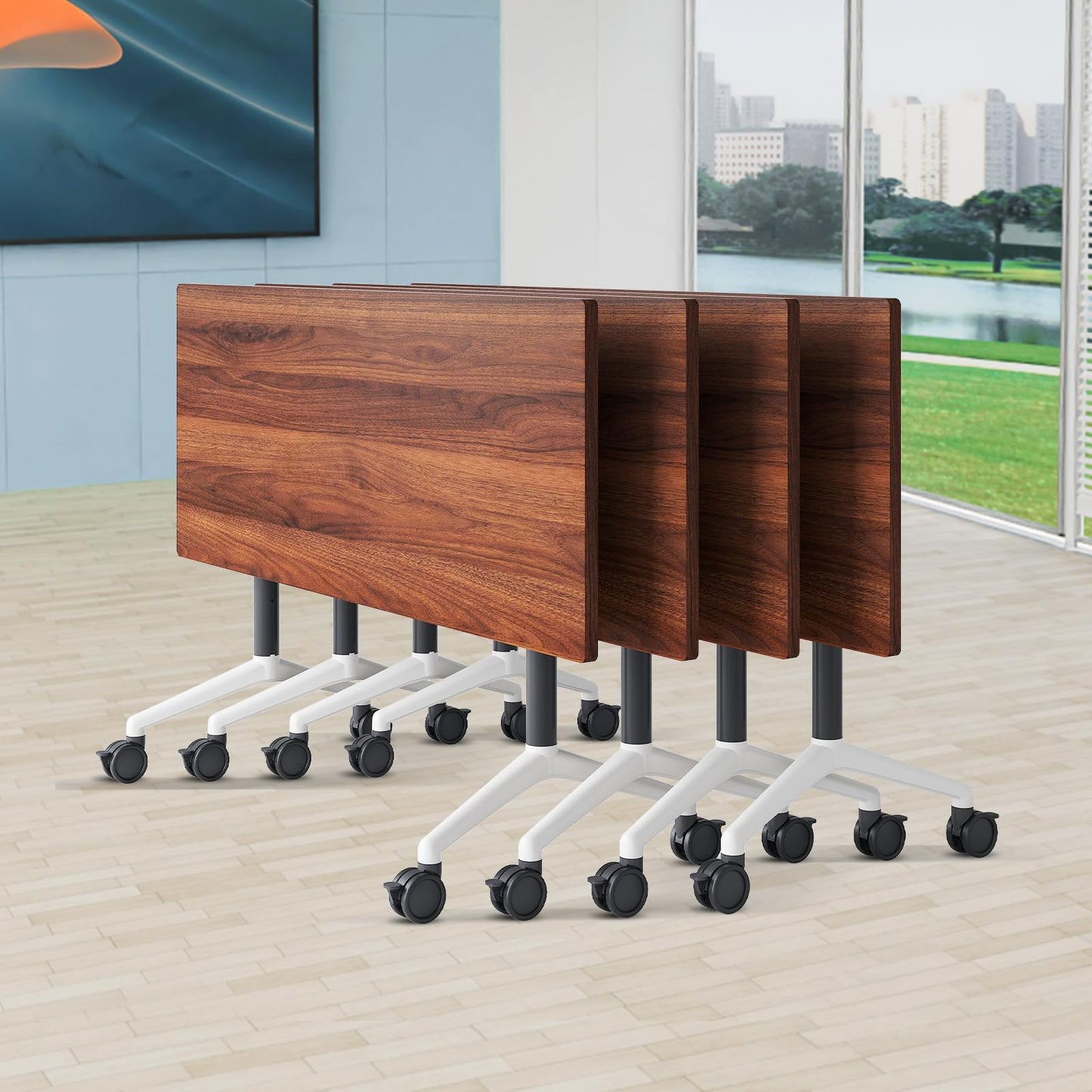 Mobile Folding Conference Table