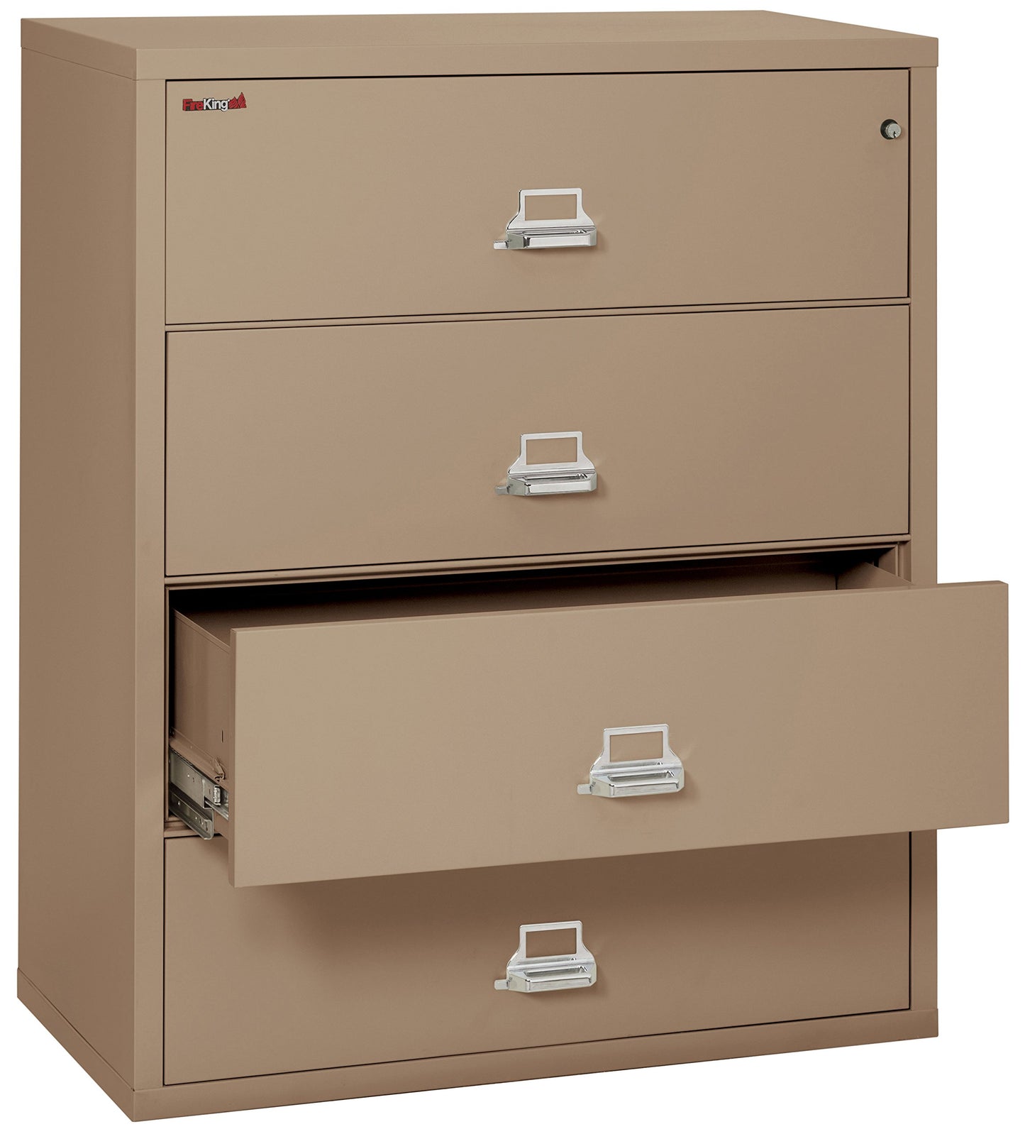 FireKing Lateral 4 Drawer Legal and Letter Fire Safe File Cabinet