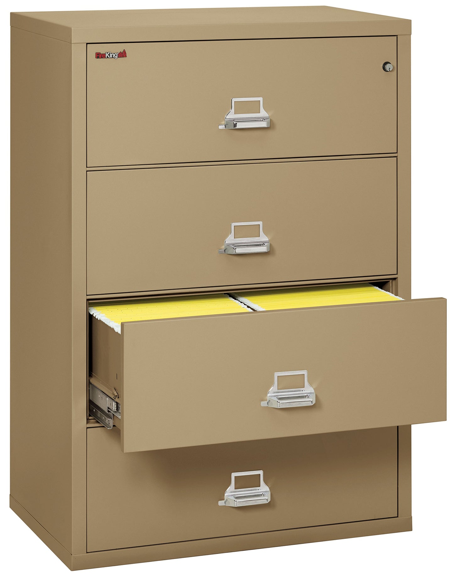 FireKing Lateral 4 Drawer Legal and Letter Fire Safe File Cabinet