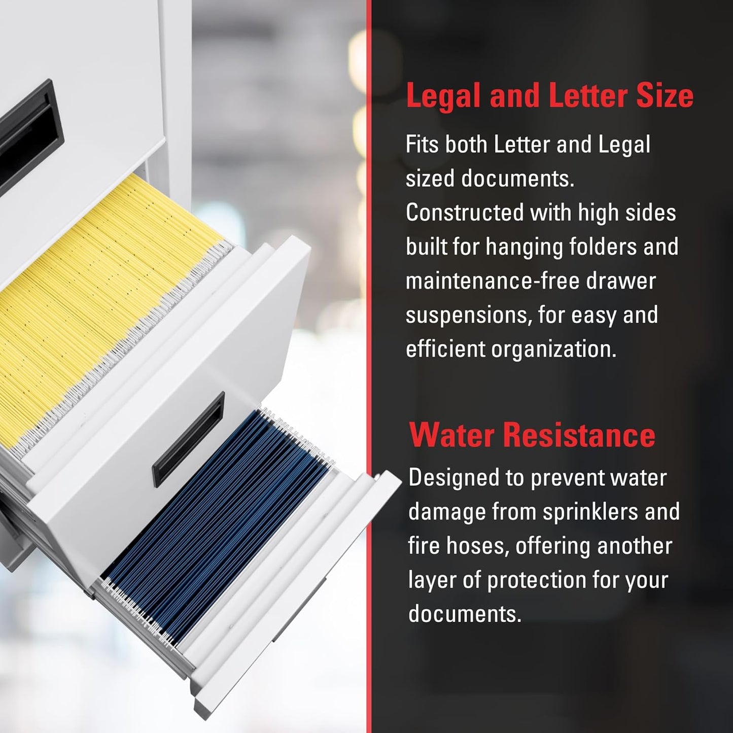 FireKing Turtle 4-Drawer Vertical Fireproof File Cabinet