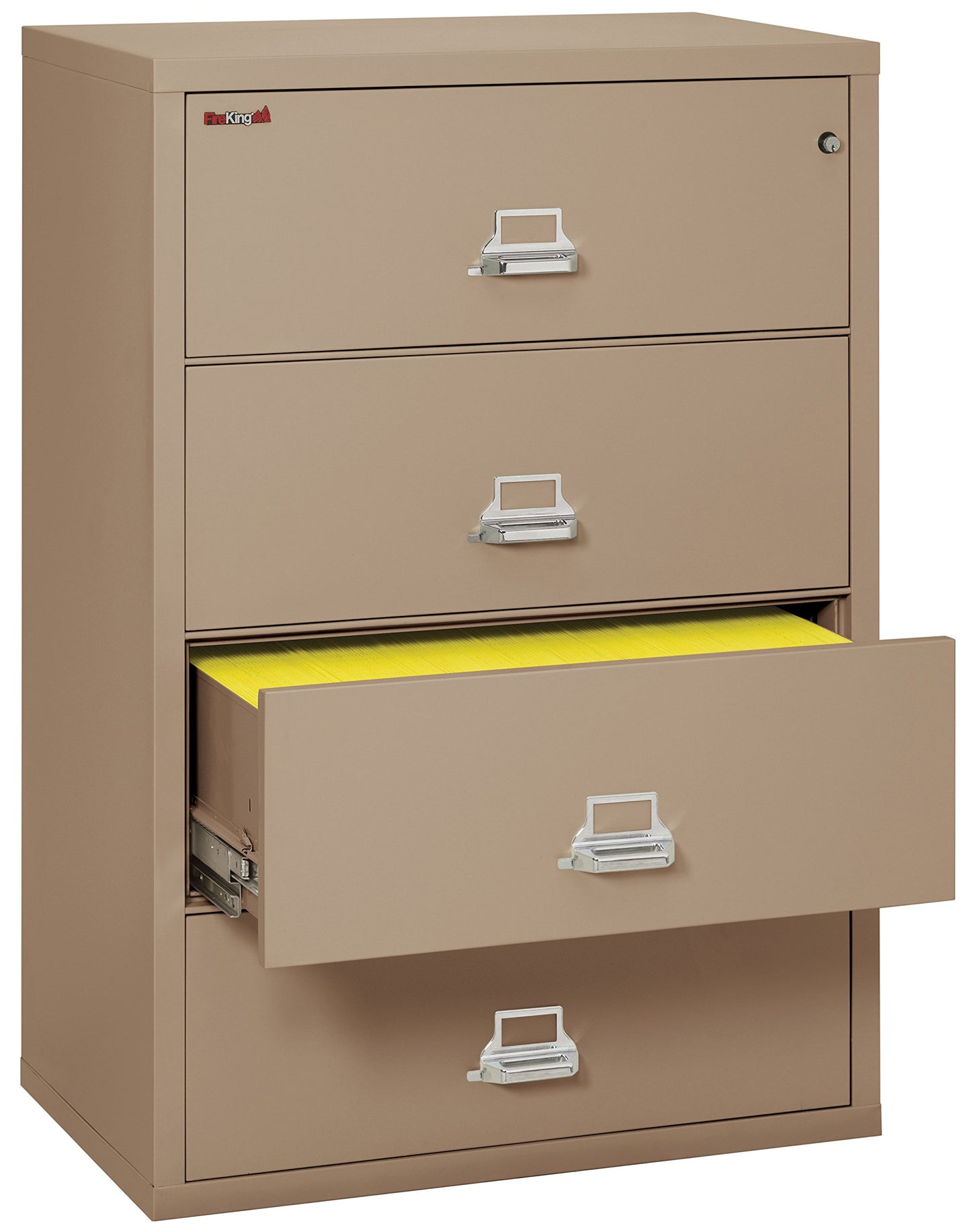 FireKing Lateral 4 Drawer Legal and Letter Fire Safe File Cabinet
