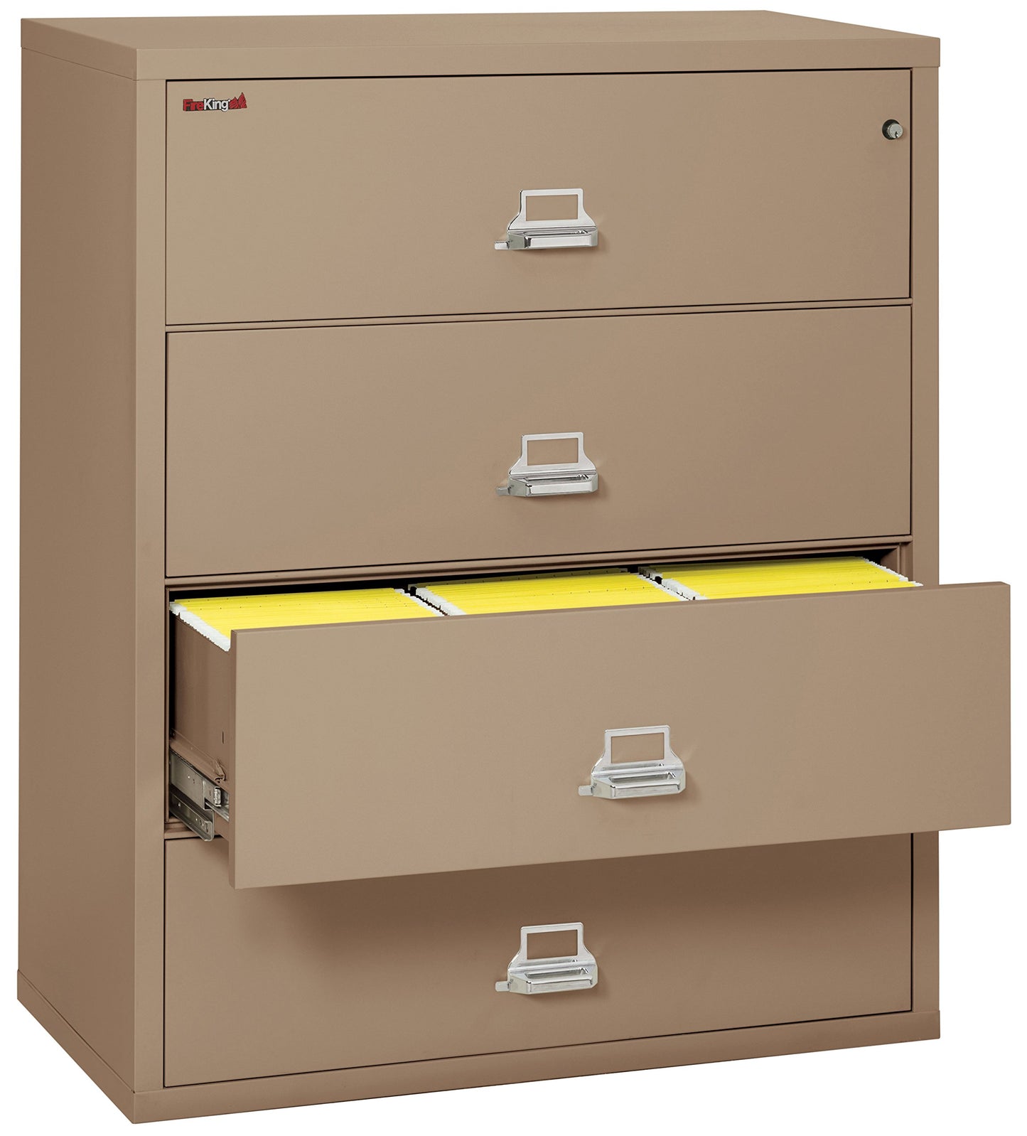 FireKing Lateral 4 Drawer Legal and Letter Fire Safe File Cabinet