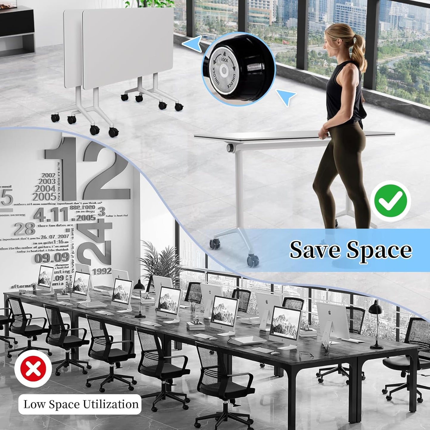 Folding Conference Table