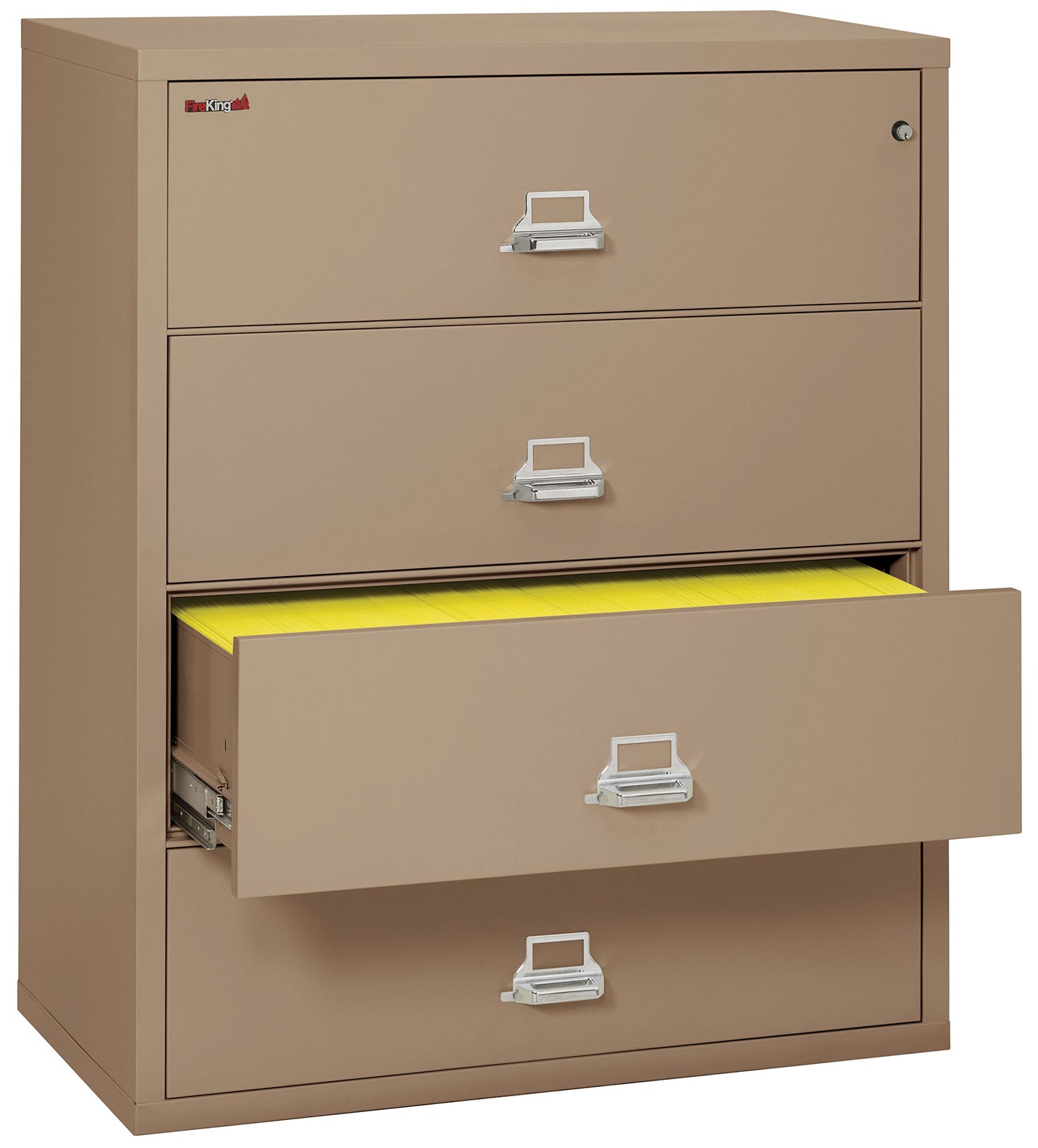 FireKing Lateral 4 Drawer Legal and Letter Fire Safe File Cabinet