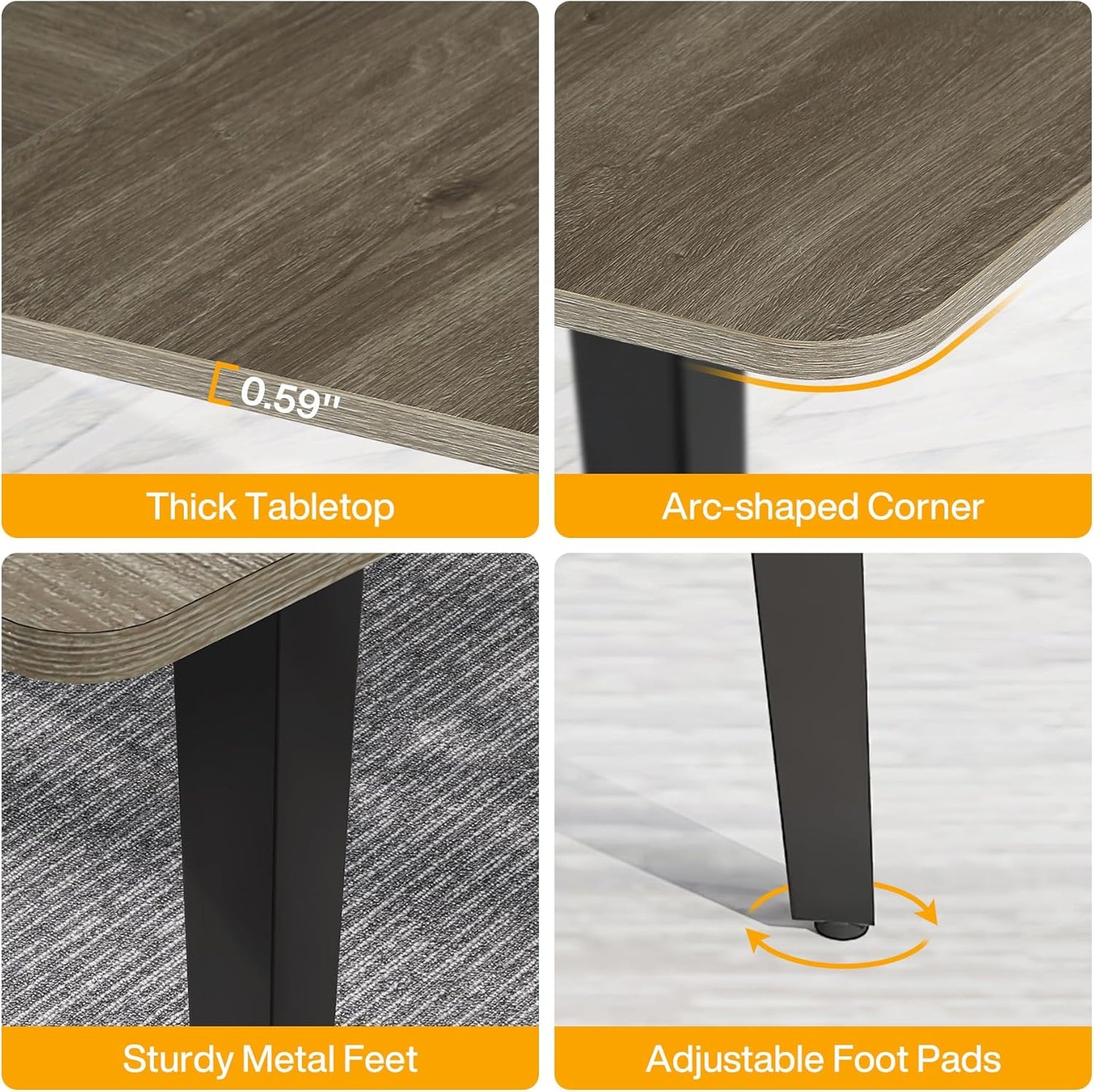 Tribesigns 6FT Conference Table, 70.86L x 35.43W x 29.52H