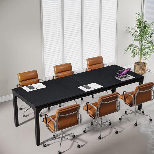Tribesigns 6.5ft Conference Room Table D Large Office Meeting Table