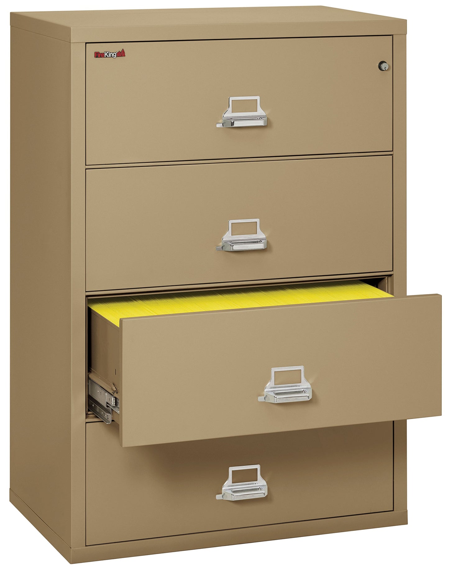 FireKing Lateral 4 Drawer Legal and Letter Fire Safe File Cabinet