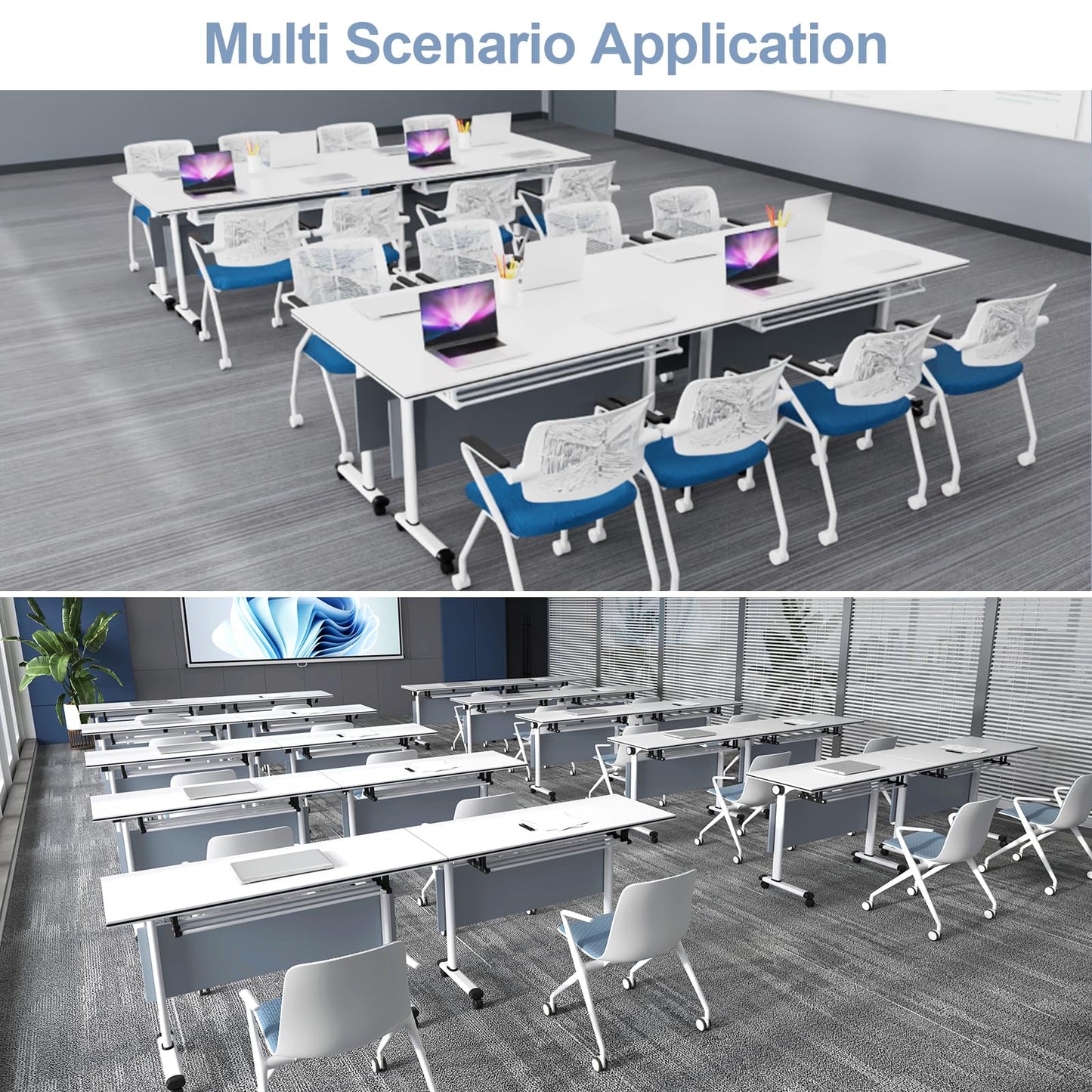 10PCS Folding Conference Tables