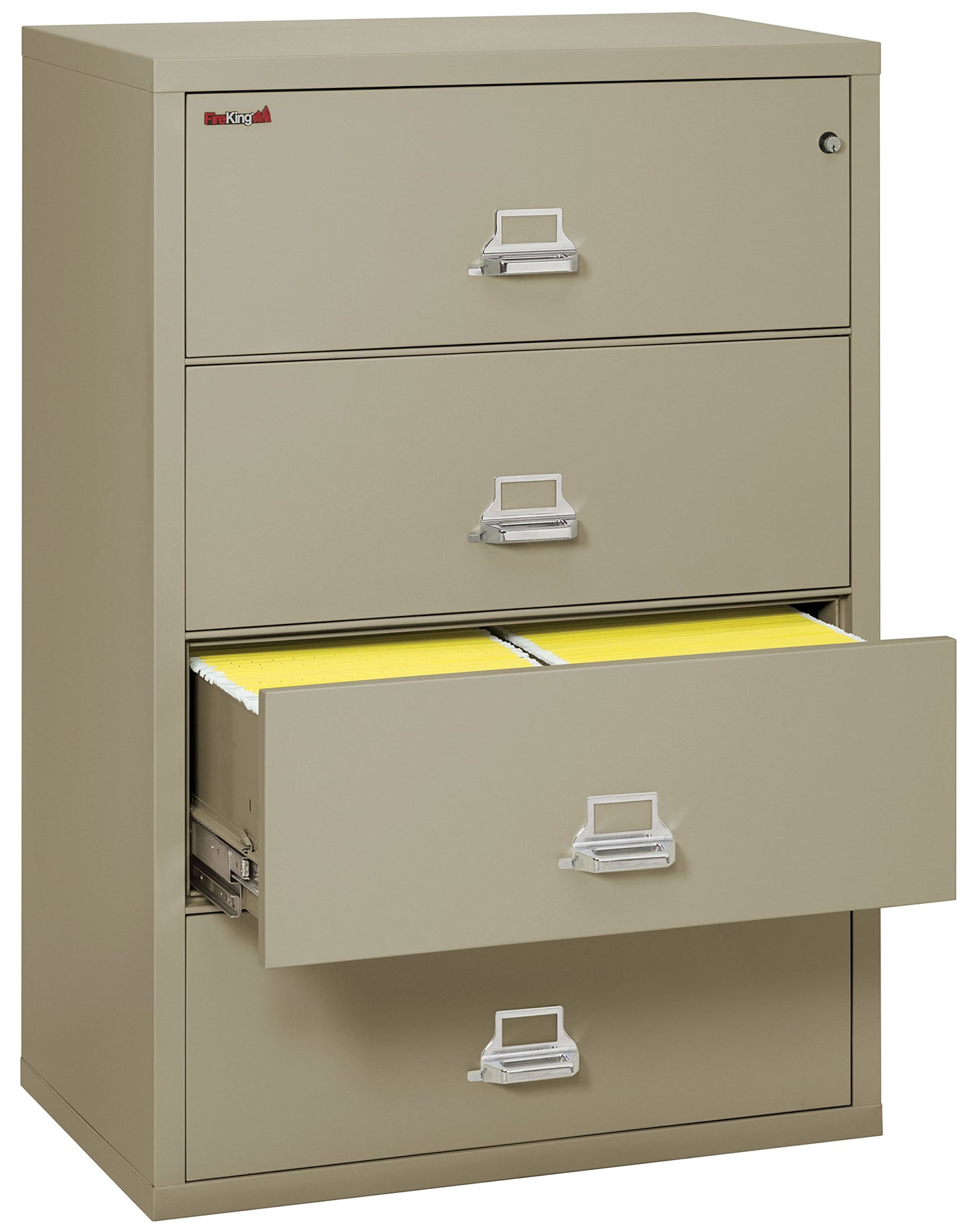 FireKing Lateral 4 Drawer Legal and Letter Fire Safe File Cabinet