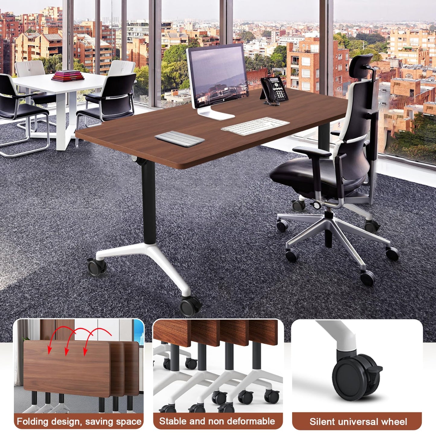 Mobile Folding Conference Table
