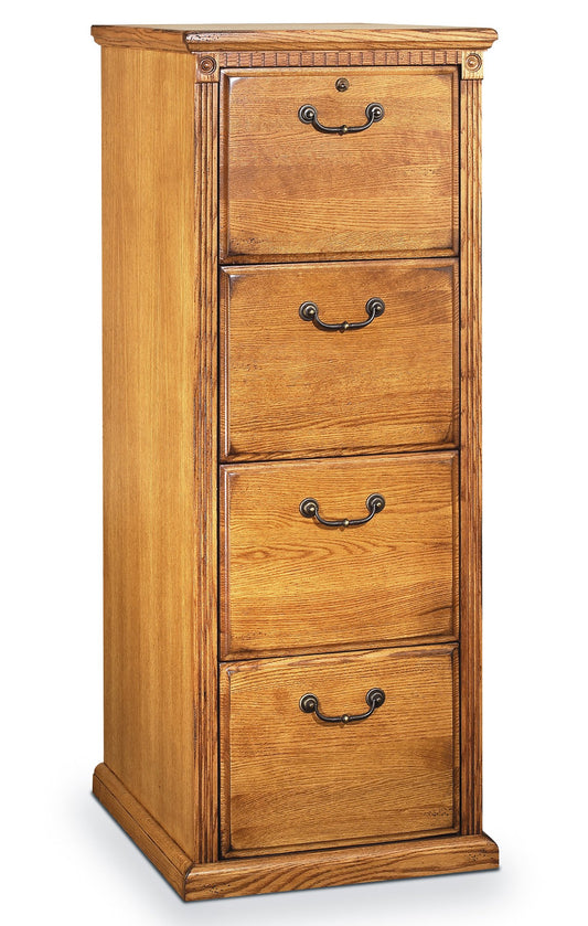 Martin Furniture Huntington Oxford 4-Drawer File Cabinet