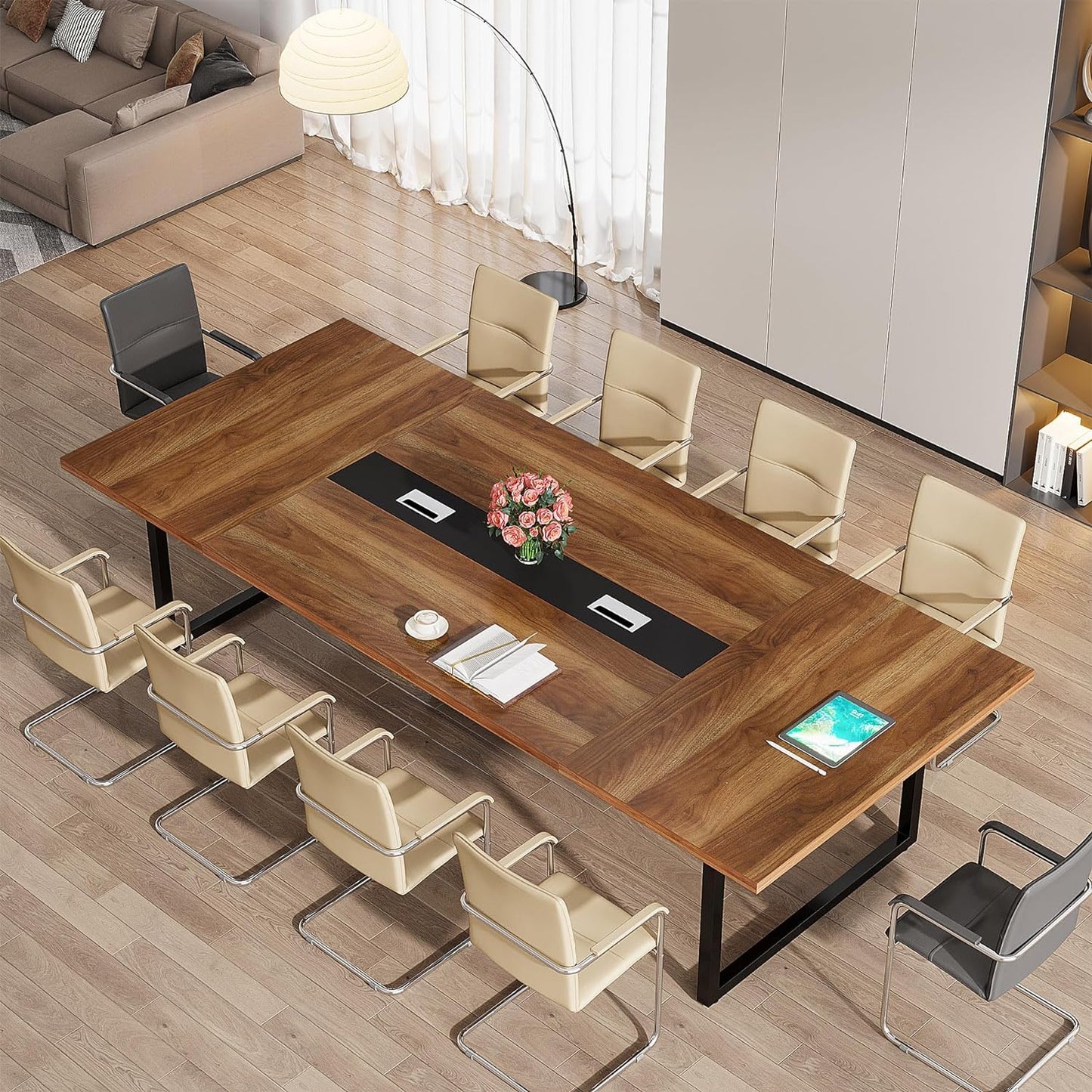 Tribesigns 8FT Conference Table, 94.49 L x 47.24 W x 29.53