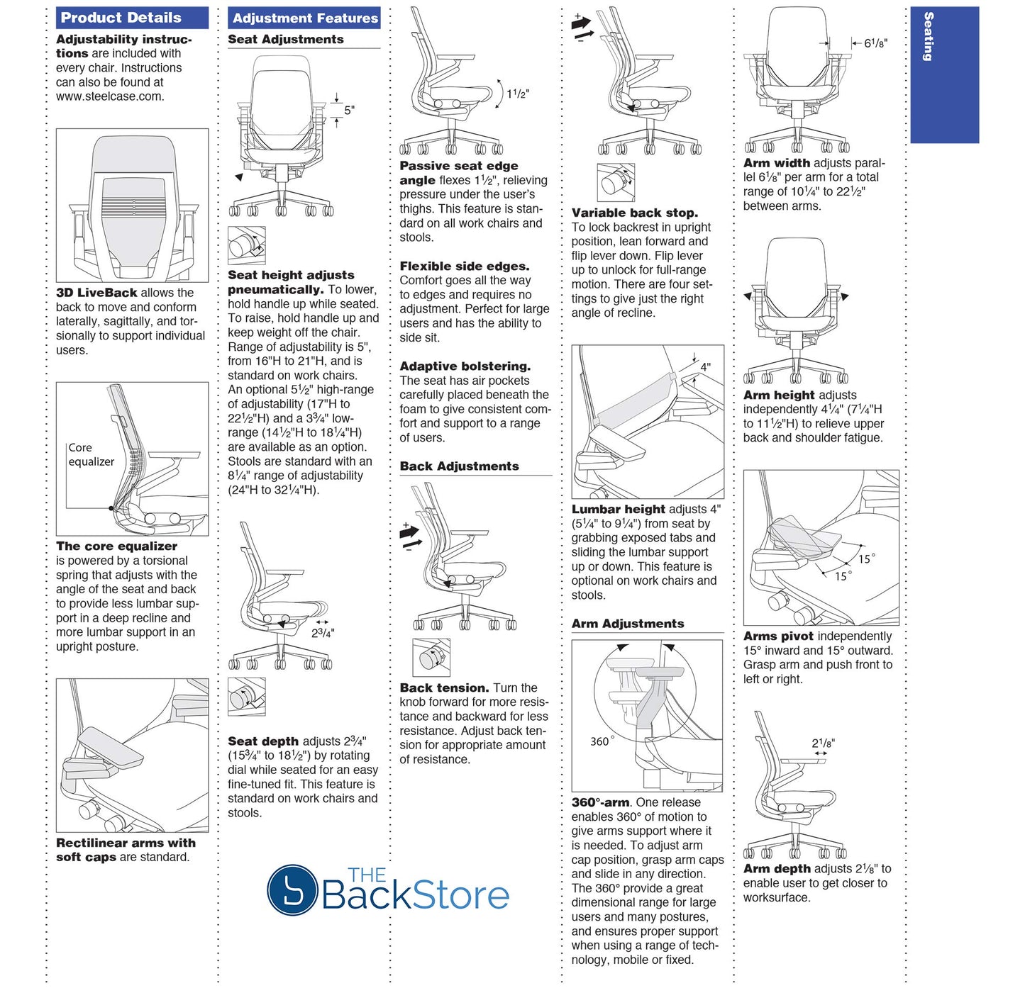Steelcase Gesture Leather Chair