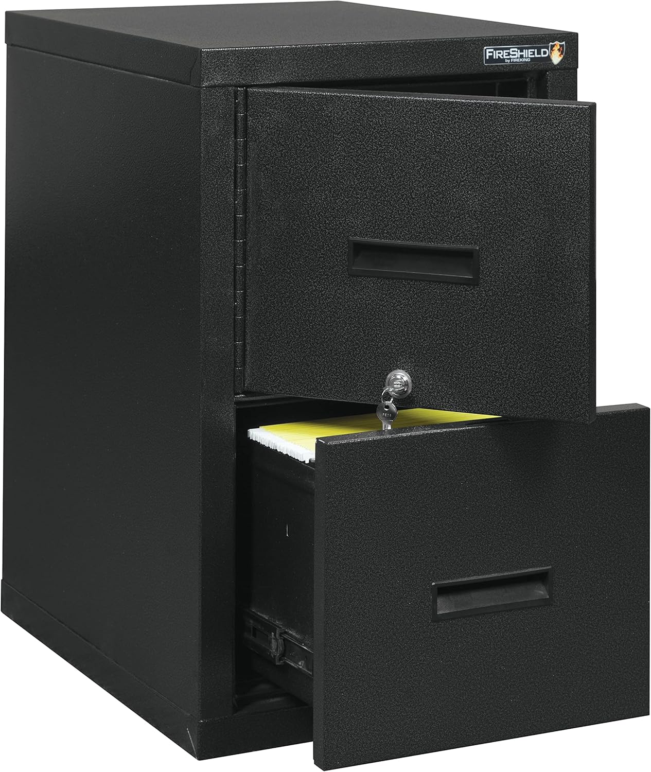 FireKing® FireShield 22"D Vertical 1-Drawer File Cabinet And Safe