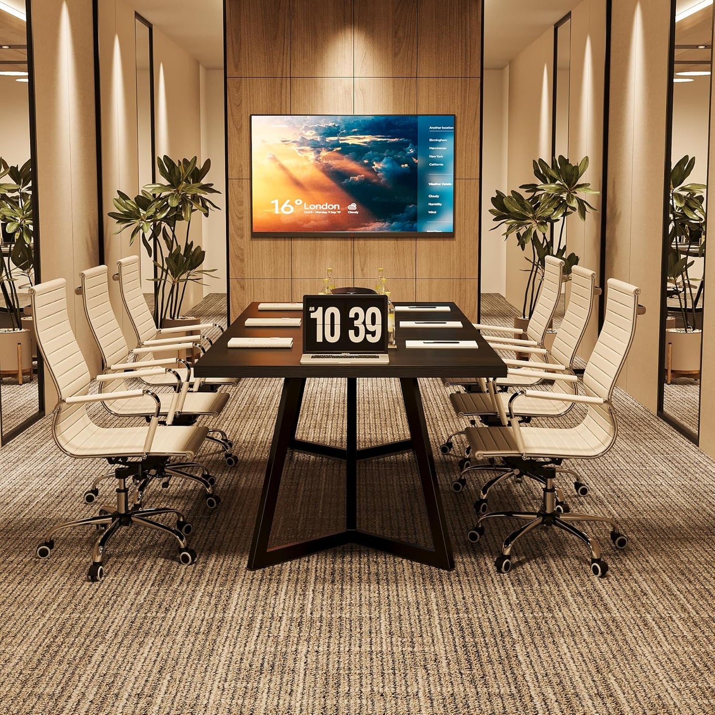 Tribesigns 70.86" Conference Table, 6FT Modern Meeting Table